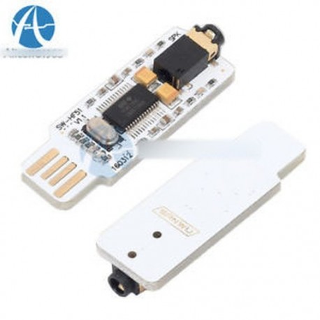 PCM2704 Mini USB Powered hangkártya DAC dekóder 3,5 mm DC 5V PC számítógéphez