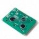 5V 12864 LCD kijelző modul 128x64 pont grafikus mátrix Sárga zöld háttérvilágítás