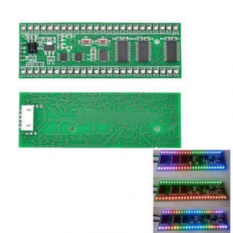 RGB MCU kijelző minta Dual Channel 24 LED VU szintjelző mérő F erősítő