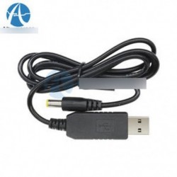 5PCS USB DC 5V-tól 12V-ig Léptetőmodul-átalakító 2.1x5.5 mm-es férfi csatlakozó kábelek