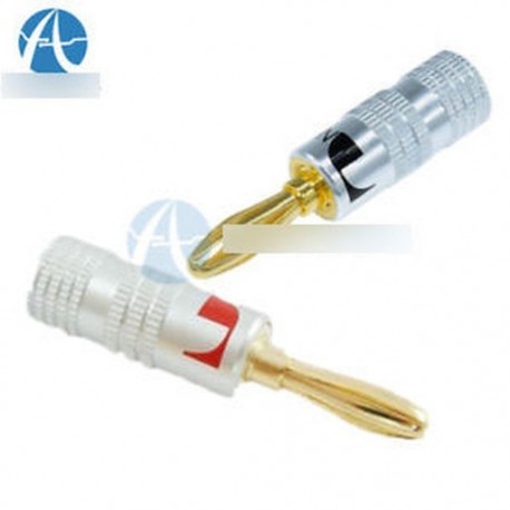 4pólusú 8db 24 K aranyozott Nakamichi hangszóró banán csatlakozó Audio Jack csatlakozó