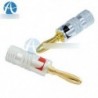 4pólusú 8db 24 K aranyozott Nakamichi hangszóró banán csatlakozó Audio Jack csatlakozó