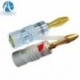 4pólusú 8db 24 K aranyozott Nakamichi hangszóró banán csatlakozó Audio Jack csatlakozó
