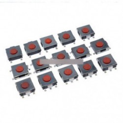 500db 6 * 6 * 2,5 mm-es tapintható nyomógombos kapcsoló Tact Switch Micro kapcsoló 4-pólusú SMD