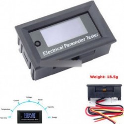 100V / 10A OLED tesztelő feszültség Aktuális időhőmérséklet kapacitás Feszültségmérő