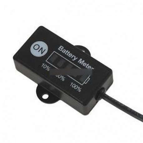 12V / 24V LED akkumulátor jelző szint mérő mérő ólom-sav SLA AGM akkumulátorhoz