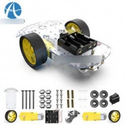 2WD Smart Robot autós alvázkészlet / sebességmérő Akkumulátor doboz Arduino 2 motor 1:48