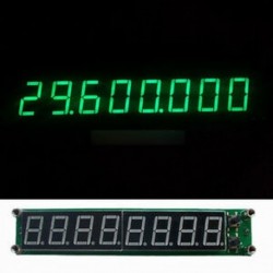Zöld - 0.1-60MHz 20MHz ~ 2.4GHz RF jel frekvencia számláló Cimetométer tesztelő LED kijelző