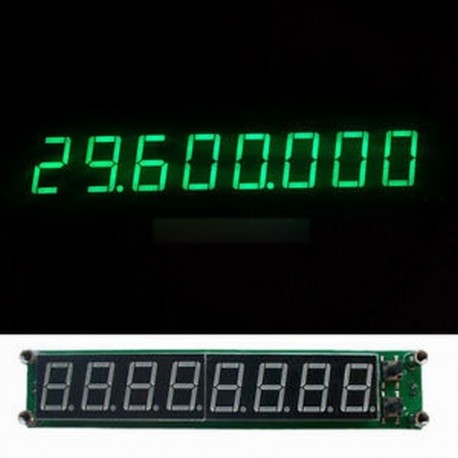 Zöld - 0.1-60MHz 20MHz ~ 2.4GHz RF jel frekvencia számláló Cimetométer tesztelő LED kijelző