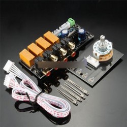 DIY Board Relay Switch jelválasztó audio bemeneti jelerősítő panel