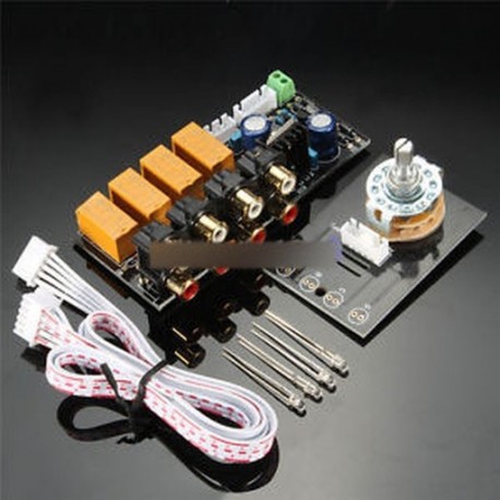 DIY Board Relay Switch jelválasztó audio bemeneti jelerősítő panel