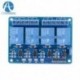 5PCS 5V négycsatornás relé modul optocsatolóval PIC AVR DSP ARM Arduino-hoz