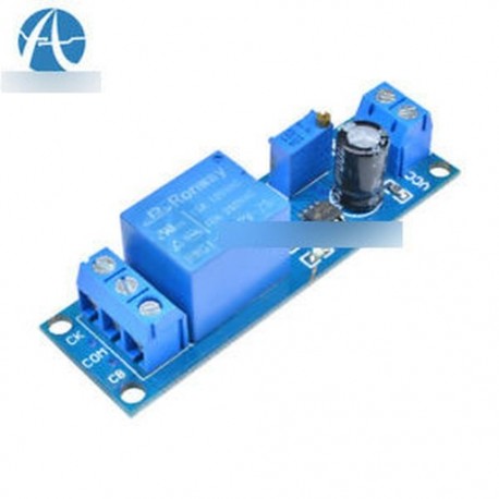 10PCS 12V késleltetés időzítő kapcsoló Állítható relé modul 0 - 10 másodperc NE555 modul