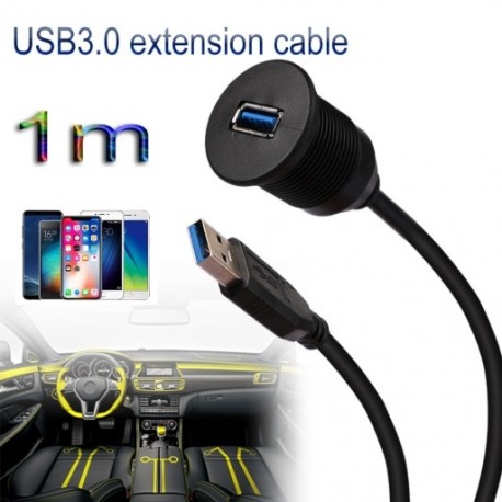 1 mes USB3.0os hosszabbító kábel USBcsatlakozó aljzat / A / Fadatkiterjesztő kábel