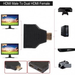 HDMI aljzat kettős HDMI aljzathoz 1irányú osztó adapter HD TV DH