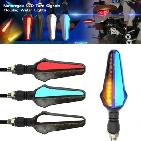 24LED kétszínű motorkerékpár útjelző jelzőfény nappali futófékintegráció