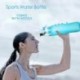 740ML szabadtéri sport hordozható vizes palack kreatív műanyag spraypalack futó fitnesz palack
