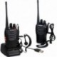 1 db / 2 db Baofeng Walkie Talkie UHF 400470MHZ kétirányú rádió 16CH 5W BF888S nagy hatótávolságú