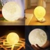 15CM 3D USB LED Hold Éjjeli lámpa Meleg fehér fény asztali