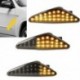 2 db LED-es oldaljelző irányjelző lámpa szekvenciális villogó lámpatest BMW X5 E70 X6 E71 E72 X3 F25 Amber típushoz