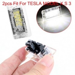 2 db-os autóajtó LED-es csomagtartó  kesztyűtartó világítás,   TESLA MODEL X S 3-hoz