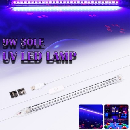 9W UV-lila LED-cső háztartási USB töltő sterilizátorhoz UVC-sterilizáló fény ultraibolya fertőtlenítő lámpa