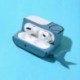3D fejhallgató tok  Pro tok szilikon rajzfilm fülhallgató / fülhallgató tok Apple Air hüvelyekhez Pro tok kulcstartó