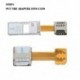 Univerzális hibrid Sim nyílású kettős SIM kártya adapter Micro SD Extender Nano Mini SIM Android Telefon xiaomi HuaWei