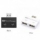 Mini 2 portos USB 2.0 hub töltő adapter-elosztó telefon táblagéphez