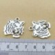 12db Tiger Charms Állatok Medálok Antik ezüst hang 22 * 24mm, Ékszerkészítés