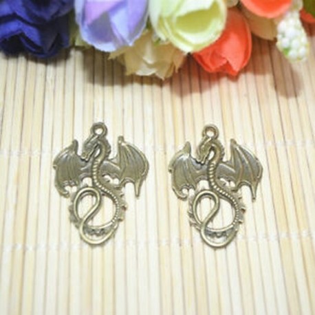 9 db tibeti bronz pterozauruszok varázsa medál gyöngy ékszerkészítés