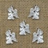 24db Christian Baby Charm tibeti ezüst hangú medál Charms medálok 24x7mm