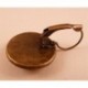 2 db / 1 pár kelta életfa bronz-trendi üveg 18 mm-es karos hátsó fülbevalók