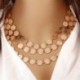 *8 - Divat nőknek varázsát ékszerek Crystal Choker nyilatkozat Vállpántos medál nyaklánc lánc