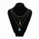 *8 - Divat nőknek varázsát ékszerek Crystal Choker nyilatkozat Vállpántos medál nyaklánc lánc