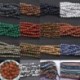 India Agate - Természetes drágakő kerek kő laza gyöngyök tétel 4mm 6mm 8mm 10mm barkács ékszerek készítése