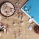 36-Rose Flower Pearl Ear Stud - Elegáns fehér gyöngy kerek karika fülbevalók női kis nagy gyöngy fülbevalók ékszerek