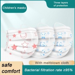 10db Unisex eldobható háromrétegű gyerek szájmaszk