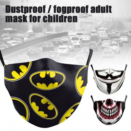 Koponya fog Joker Batman cosplay Újrafelhasználható mosható divat maszk