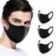 Fekete - 15db  pamut mosható ÚJRAFELHASZNÁLHATÓ száj arc MASZK Unisex ÚJ stílusú