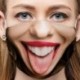 4 - Mosolygó arckifejezés  pamut arc száj MASZK Halloween Party Prop