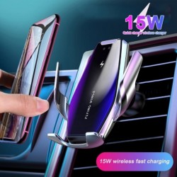 15 W autós vezeték nélküli töltő Qi gyors telefon töltő Eredeti töltő telefon tartó az iPhone 11 Samsung