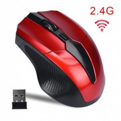 2,4 GHzes vezeték nélküli egérjátékos Új játék Vezeték nélküli optikai egerek USB vevővel Mause PC laptophoz