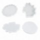 3 csomag szabálytalan alátétgyanta formák, szilikon formák gyanta epoxihoz, öntőformák tálszőnyegek, dekorok,