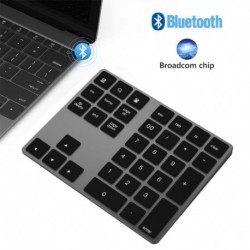 34 billentyű Bluetooth vezeték nélküli numerikus billentyűzet Mini Numpad több funkciógombbal Digitális billentyűzet PC