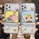 Cartoon SpongyaBob telefontok iPhone 11 Pro MAX SE 2020 X XR XS MAX 8 7 Plus fedél divatos puha tokok