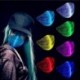 Cool Glow Mask LED fényes porvédő maszk Party Club Halloween éjszakai futómaszkhoz USB újratölthető színes fényváltó