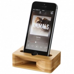 Creative Wood mobiltelefontartó erősítő állvány asztali élő közvetítés Lusta mobiltelefon állvány erősítő alap