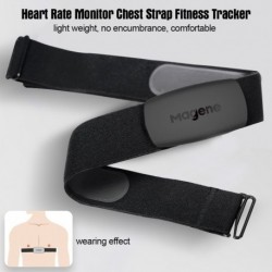 Magene H64 pulzusmérő mellkaspánt fitneszkövető kerékpáros pulzusmérő futásához IP67 vízálló  Bluetooth 4.0 ANT  