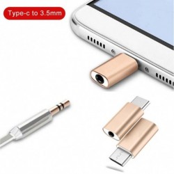 Mini TypeC  3,5 mm jack átalakító fülhallgató audiokábel hordozható fülhallgató adapter a Huawei P20 Lite Mate 20